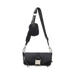 Steve Madden Women's Move Utility Crossbody Bag, Black, One Size