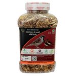 MAF Bird Food Sparrow Bird Feed Pellet 450 Gram, More Than 6 Grains Refill Pack For All Small Wild Birds, House Sparrows, Finches