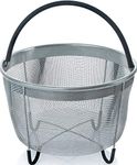 Insert Basket 6Qt Stainless Steel Steamer Basket with Handle for Instant Pot Accessories Fits Most Pressure Cookers - Steaming Vegetables,Eggs