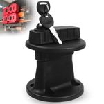 20L/10L Gas Can Mount, 5 Gallon/10 Gallon Fuel Oil Petrol Storage Backup Tank Locking Bracket with Key