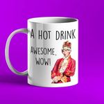 Prickly Prints A Hot Drink, Awesome, Wow! - Hamilton The Musical King George III Gift Mug