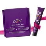 2.Oh! Italian- Pink Hair Color DIY Kit | Semi Permanent Hair Color + Hair Bleach for Hair Color | Hair Highlights for Women & Men | Hair Bleach with Plex & Argan oil| Lightening Kit