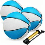TNELTUEB Swimming Pool Sports 3 Pack, 8.5in Water Basketballs for Pool Hoops & Games, Mini Basketball for Kids, Teenagers