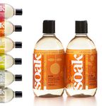 Soak Laundry Soap – 2 Pack Shop & Share | No Rinse, Plant Derived Hand Wash Detergent - 375 ml / 12 fl. oz, 75+ Washes (Yuzu)