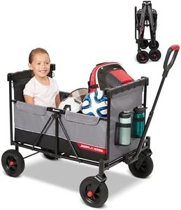 Radio Flyer The Beast MVP Wagon, Heavy Duty Kid & Cargo Folding Wagon, Collapsible Wagon Cart for Ages 1.5+