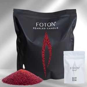 Foton Pearled Candle Sand 64Oz Grande Bag, Maroon Unscented