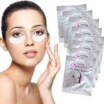 VIPITH Under Eye Gel Pads 50 Pairs Under Eye Patches Isolation Eyelash Extension Pads Lint Free Beauty Mask Tool Makeup for Pro Salon and Individual（Premium Quality）