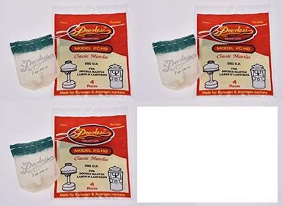Peerless 2C-HG Mantles 3 Packs of 4 mantles (12 Mantles) 250 C.P. / 21 Style Mantles