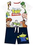 Disney Boys Toy Story T-Shirt and Shorts Set Woody and Buzz Lightyear Outfit Multicoloured 6 to 7 Years