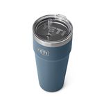 YETI Rambler 26 oz Straw Cup, Vacuum Insulated, Stainless Steel with Straw Lid, Nordic Blue