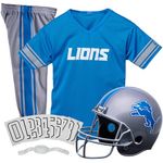 Franklin Sports NFL Detroit Lions Youth Licensed Deluxe Uniform Set, Large