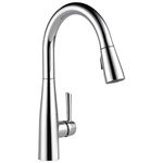 Delta Faucet Pull Down Kitchen Sink Faucet I 10 Year Warranty I Dual Spray Kitchen Faucet I 360° Swivel Spout I Essa Multi-Function Deck Mount Kitchen Mixer Sink Tap I Chrome I 9113-DST