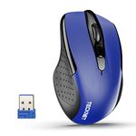 TECKNET Pro Wireless Mouse, 4000 DPI, 2.4G Ergonomic Optical Mouse, Computer Mouse for Laptop, Windows, Chromebook, 6 Button Mouse, 24-Month Battery Life, 6 Adjustment Levels, 36-Month Warranty