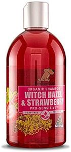 Smiley Dog Organic Witch Hazel & Strawberry Shampoo, 500 ml, Red (Pack of 1)