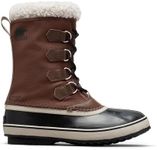 Sorel men's 1964 Pac Nylon Boot Waterproof, Tobacco/Black, 7