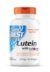 Doctors Best Lutein Featuring Lutemax and Meso-Zeaxanthin Supplement 20 mg (Support Visual Function) - 60 Softgels