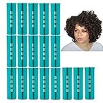 Perm Rods Jumbo, 18 pcs Extra Large Size Hair Rollers for Natural Hair Long Short Hair Styling Tool Hair Curlers