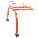 Ladder Stabilizer Accessories Extension Ladder Gutter Guard Safety Devices Anti Slip Ladder Legs for Climbing Painting 430x410x90mm(Orange)