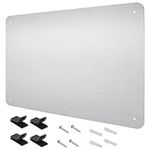 Belle Vous A3 Magnetic Stainless Steel Notice Board - 30 x 45cm/12 x 18 Inches - Wall Display Board for Letters/Numbers, Notes & Photos - Ideal for Kitchen, Refrigerator, Cabinet, Home or Office