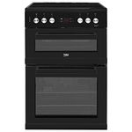 Beko KDC653K 60cm Electric Cooker with Ceramic Hob - Black