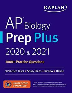 AP Biology Prep Plus 2020 & 2021: 3 Practice Tests + Study Plans + Review + Online