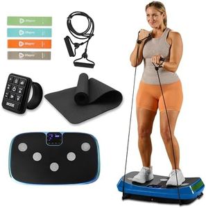 LifePro Rumblex 4D Vibration Plate Exercise Machine - Triple Motor Oscillation, Linear, Pulsation + 3D/4D Vibration Platform - Whole Body Viberation Machine for Home for Weightloss and Shaping