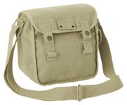 OUTBOUND Small Cotton Canvas Side Bag (Beige)