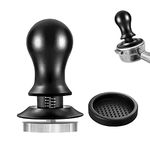 Gocoffun Espresso Tamper 53mm, 30lb Coffee Calibrated Spring Loaded Tamper with Stainless Steel Base, Barista Tools Fits for 53mm 54mm Portafilters