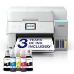 EcoTank ET-4956 White A4 Multifunction Wi-Fi Ink Tank Printer, With Up To 3 Years Of Ink Included