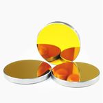 CO2 Laser Mirrors Si Material for CO2 Laser Engraver Cutter, Si Mirror Silicon Material Reflector Lens for CO2 Laser Cutting Engraving Machine Pack of 3pcs (D25mm(0.98"))