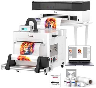 DXZ i3200 14" A3 DTF Printer with Laptop, Industrial High-Speed DTF Printing Machine, A3 Print in 2 Minutes, White Ink Circulation & Stirring, 24/7 Auto-Maintenance, 2-Year Ink Included
