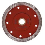 GoYonder 4.5 Inch Super Thin Diamond Saw Blade for Cutting Porcelain Tiles,Granite Marble Ceramics (4.5"-red)