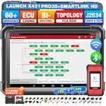 LAUNCH X431 PRO3S+Smartlink HD Heavy Duty Truck Diagnostic Tool,2025 Elite Diesel&Gasoline Bidirectional Diagnostic Scan Tool,60+Service,ECU Coding,Topology Mapping,AutoAuth FCA SGW,2 YSR Fr-ee Update