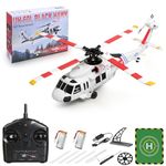 Hylukon K270 RC Helicopter, UH-60L Black Hawk RC Military Helicopter, 4 Channel Helicopter with 6G Gyro, Signal Loss, One Key Function, Optical Flow, Brushless Motor Ultimate RC for Beginners & Pros