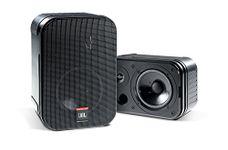 JBL C1PRO Control 1 Pro High Performance 150-Watt Miniature Studio Monitor Speaker (Pair, Black), 9.30 x 6.30 x 5.60 inches