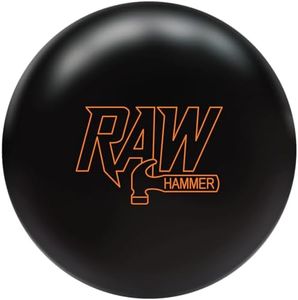 Hammer Raw Bowling Ball- Black 16lbs (60-106526-936)