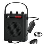 Voice Amplifier - 30W Ultra-Light Portable Bluetooth 5.3 PA System, Wireless Microphone & Speaker, Rechargeable Hands-Free Megaphone for Teachers, Tour Guides, Coaches, Yoga, Fitness & Speaking