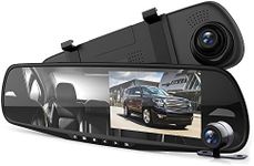 Pyle Dash Cam Rearview Mirror - 4.3