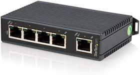 StarTech.com 5 Port Industrial 10/100 Unmanaged Network Switch Ethernet (IES5102)