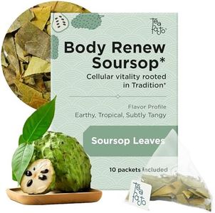 Tea Facto Body Renew* Soursop Tea Bags - Natural Refreshing Tea with Guanabana Soursop Whole Leaves - 10 Pack