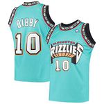 Mike Bibby Memphis Grizzlies #10 Youth 8-20 Soul Hardwood Classic Swingman Jersey, Teal, 8