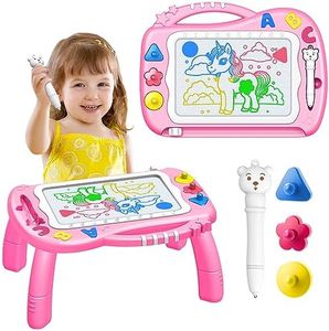 Tsokize Jouet Enfant 1 2 3 4 Ans, Ardoise Magique Cadeau Fille 2 3 4 Ans Tablette Dessin Jouet Fille 2 3 Ans Jeux Educatif Cadeau Noël