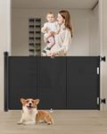 Miumoon 71 inch Retractable Baby Ga