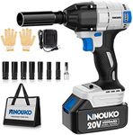 NINOUKO Cordless Impact Wrench 1/2 