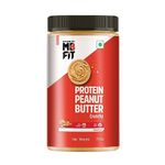 MuscleBlaze High Protein Natural Peanut Butter With Whey Protein Concentrate, Crunchy, 35 G Protein, Unsweetened, No Added Salt, No Preservatives, 750 Gram