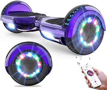 GeekMe Hoverboards für Kinder, 16,5 cm, Hoverboards mit Bluetooth-Lautsprecher, schöne LED-Lichter, Geschenk für Kinder und Jugendliche