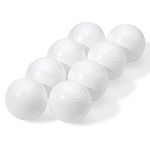 Franklin Sports Plastic Baseballs - Practice Plastic Baseballs for Kids - Solid Plastic Balls for Hitting - Pack of 8 (70mm)