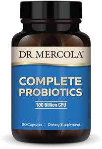 Dr. Mercola Complete Probiotics, 30 Servings (30 Capsules), 100 Billion CFU, Dietary Supplement, Digestive & Immune Support, Non-GMO