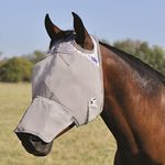 Cashel Crusader Horse Fly Mask, Long Nose, Draft