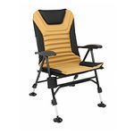 Kuma Outdoor Gear Off Grid Chair, Ultimate Portable Luxury Rugged Outdoor Folding Chair for Camping, Glamping, Sports & Outdoor Adventures (Sierra/Black)